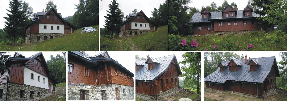 Rodinný dům  - roubenka CHKO Krkonoše - novostavba